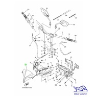 Jupiter Z New Front Shell Visor 31B-F6477-00-P3 Yamaha Genuine Parts original original