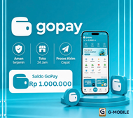Saldo GOPAY 1.000.000 by G-Mobile