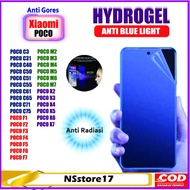 Anti Scratch Hydrogel Gaming Anti Blue Light Xiaomi POCO C3 C31 C40 C50 C51 C55 C61 C65 C71 C75 F1 F