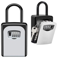 TOPFINE Hanging Key Safe Box Key Storage Box Key Box Key Lock Box Wall Mounted Portable Lock Box