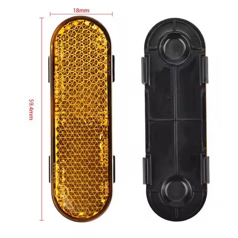 Side Reflector Case For Segway ZT3/ZT3 Pro/ GT3 Electric Scooter Pole Left Righ Reflecting Cover Bas