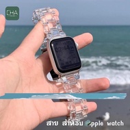 Clear strap Watch 11/10/9/8/7/6/5/4/3/2/1/SE HW22plus HW37 HW12 iwatch 38/40/41/42/44/45/46/49mm