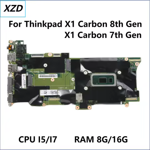 NM-C881 NM-C661 Mainboard For Thinkpad X1 Carbon 7th Gen X1 Carbon 8th Gen Laptop Motherboard with C