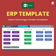 ERP System Template For Business 【Excel】|  Sistem Perancangan Sumber Perusahaan 【ERP System】【Lifetim