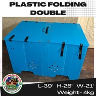 Plastic Folding Cage Double for Gamefowl