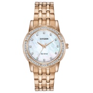 [TimeYourTime] Citizen EM0773-54D Eco-Drive Rose Gold Stainless Steel Mother Of Dial Analog Ladies' Watch
