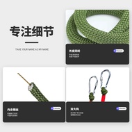 Fire Rope Escape Safety Rope Army Green 8 Outdoor Climbing Rope Fire Rescue Escape Rope