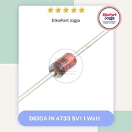 DIODA ZENER 1W 5V1 5.1V 1N4733A IN4733A 1N4733 IN4733 1 Watt IN 4733