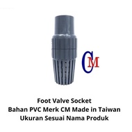 PVC Foot Valve Socket 1 1 1/ 2" CM Brand