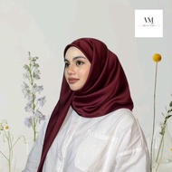 SOULYSTA - Jasmine Instant Bawal Bidang 45 / 50 With Attached Snowcap Inner (Matte Satin Material)