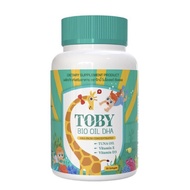 โทบี้ ไบโอ ออย สำหรับเด็ก Toby Bio oil DHA ( 1 กระปุก บรรจุ 30 เม็ด)