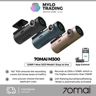 70mai M300 Car Recorder Dash Cam 1296P 140 FOV WDR App Control Parking Mode
