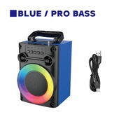 【PRO MAX BASS】Speaker Bluetooth Karaoke Polytron besar Super Bass Mini Protable Wireless Tanpa Kabel Salon Aktif JBL Original Musik Box Full Bass Lampu RGB Spiker Audio Hi-Fi Subwoofer Radio FM/TF Card/SD Card/USB/TWS  - Garansi 12