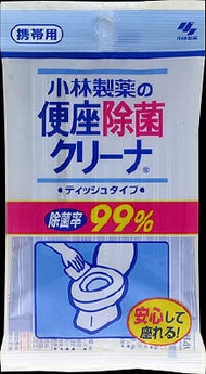 Tissue type 10 sheets for a portable that can safely Kobayashi Pharmaceutical toilet seat disinfecting cleaner undefined - 组织类型10张的用于便携式可以安全小林制药马桶座消毒清洁器