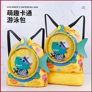 Ex-Stock Drawstring New Durable Design Swimming Dry Wet 2 in1 Large Capacity Separation Beach Sport 