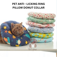 Pillow Collar Puffy Pet Collar Cone Neck Protector Pillow Cover Ring Protector Dog Cat Head Dog Cone