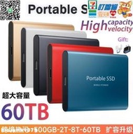 現貨！！跨境外貿迷你SSD移動固態硬盤60TB55TB 30TB  20TB 16TB 6TB擴容升級高速移動硬盤