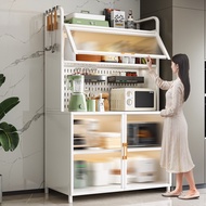 SFSideboard Cabinet Kitchen Storage Cabinet Cupboard Cupboard Multi-Layer Multi-Functional Meal Preparation Carbon Steel