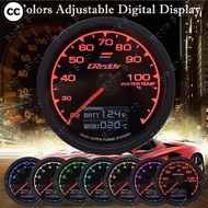 CC Greddy Racing 7 Color Meter Multi D / A LCD Digital Display Water Temp RPM
