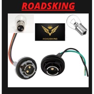 CAR BULB SOCKET BA15S 1141 1016 BULB SOCKET FOR SIGNAL TAIL REVERSE LAMP 1 / 2 POINT BRAKE LIGHT