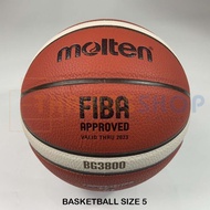 Basketball Molten B5G3800 Size5 FIBA APPROVED Leather With Tis. Number 5 For Kids