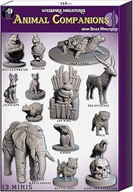 13 Animal Figures for DND Miniatures 28mm Unpainted Dungeons and Dragons Miniatures I for D&D Miniat