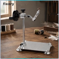 fixory Rotary Fly Tying Vise 360 Rotation Fishing Hook Vise Rotating Head Fishing Tool