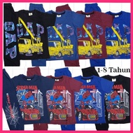 (1-8tahun) Baju Budak Boy Baju Kanak-Kanak Perempuan Pyjamas Kids Baju Tidur Kanak-Kanak