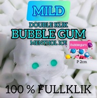 50g Busa filter klik bubble gum menthol ice isi 2 ukuran mild