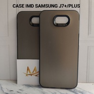 Softcase Case IMD Samsung J7+/Plus Hybrid Plate Hologram Silicone So Cool Hybrid
