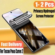 1-2 Pcs Tecno Pova Curve2 5G Soft Privacy Hydrogel Screen Protector Film For Tecno Curve 2 Slim Camo