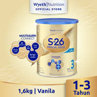 S-26 PROCAL GOLD Tahap 3 1600gr Susu Formula Pertumbuhan Bayi 1-3 Tahun