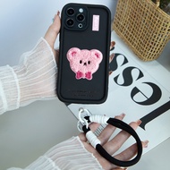 HP New Embroidery Texture Lanyard Case Infinix Smart 9 8 Hot 50 Pro Plus Hot 50I 40I Note 40 Pro Plu