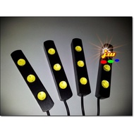@@ Zhouwei 2 @ High Brightness Fisheye Q5 DRL LED Daytime Running Lights 3pcs In A Row 4pcs 5pcs 6pc