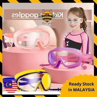 Kids Swimming Goggles Big Frame HD View Anti-fog Children's Swim Goggles Boys & Girls Goggle Renang 