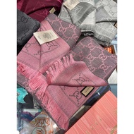 [Top Quality] Denim Jacquard Yarn Craft Double-Sided g Scarf