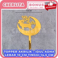 Cake Topper Idul Adha Idul Fitri Clay Eid Mubarak Handmade Premium Cake Decoration