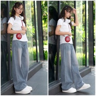 Women's Straight Wide Leg jeans, high quality baggy jeans, cool blue xs S M L XL xxl Women