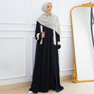 Lozy Hijab - Faaza Abaya Set (Gamis Abaya Outer Syari Umroh