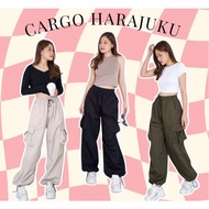 Women's Streetwear Streetwear Pants - Big cargo pants wide leg harajuku
