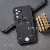 Samsung A14 4G Samsung A14 5G Card Slot Pro Camera Case Macaron Black Samsung A14 4G Samsung A14 5G