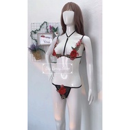 Ready Stock 2743 Seksi Seks Mawah Renda Baju Tidur Seksi Panamas性感情趣诱惑性爱玫瑰蕾丝内衣底裤睡衣Sexy Sex Rose Lace