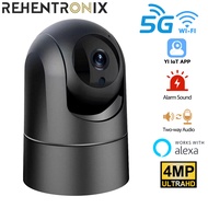 Smart Home 4MP 5G WiFi Camera 1080p Indoor Security WiFi IP Camera AI AutoTracking Wireless WiFi Surveillance Camera with Alexa