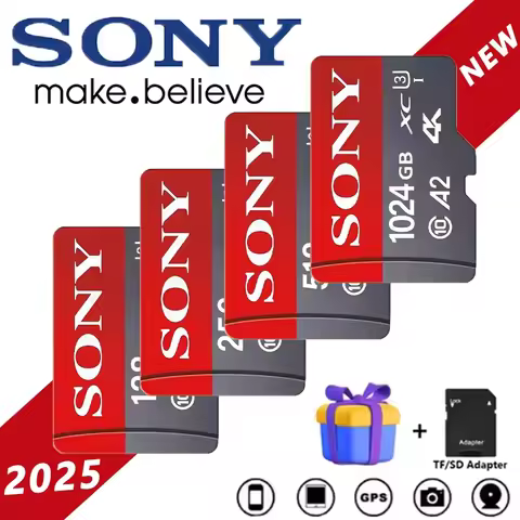 SONY Original Memory Card 1TB 64GB 128GB Class10 512GB 100MB/s 4K UHS-I Flash Micro SD Card C10 Ultr