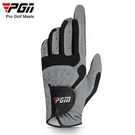 AT-🎇PGM Golf Gloves Men Golf Microfiber Gloves  Left Hand Single Non-Slip Particles ORZQ
