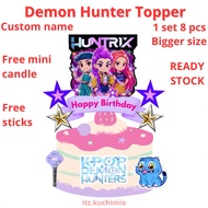 Toper Demon Hunter Kpop custom birthday cake topper huntrix Custom