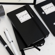 2026 planner Little Red Book Online Red Explosions A6 Black Leather Hand Book Art Blank Inner Page S