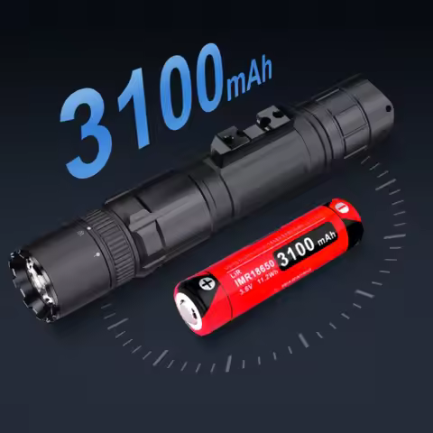 New Klarus GL6 2 in 1 Tactical Light 1600lm Green White Quick Release Powerful LED Flashlight for M-