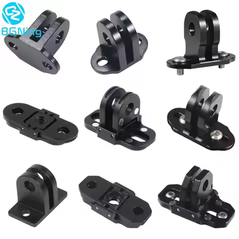 2X Tripod Mount Adapter M3 Mounting Screws for GoPro DJI ACTION 2 Action Camera Cage Rig Frame Acces