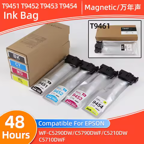 T9451 T9452 T9453 T9454 T9461 Ink Cartridge compatible For Epson WorkForce Pro WF-C5790 WF-C5290 WF-